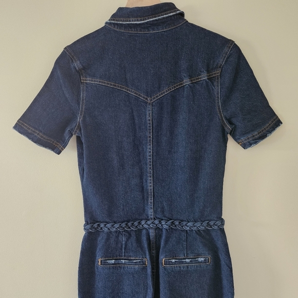 Ser.O.Ya Dark Wash Alice Denim Jumpsuit NWT - Picture 9 of 16